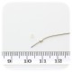 100 PZ - SCHIACCINI ARGENTO - MINUTERIA BLOCCA PERLINE 2 MM FERMA FILO