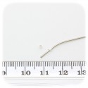 100 PZ - SCHIACCINI ARGENTO - MINUTERIA METALLO BLOCCA PERLE E PERLINE 1,5 MM