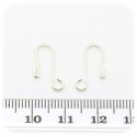 20 PZ - CHIUSURA GANCIO 17 MM - ARGENTO