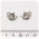 1 PZ - CIONDOLO ARGENTO TIBETANO TEIERA 16 MM - METALLO