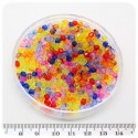PERLINE PLASTICA BICONO SFACCETTATE 4 MM - MULTICOL