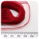 5 MT - NASTRO ORGANZA 6 MM - ROSSO