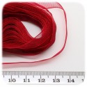 5 MT - NASTRO ORGANZA 6 MM - ROSSO