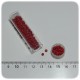PERLINE INDIANE VETRO CONTERIA 8/0 OPACHE - ROSSO