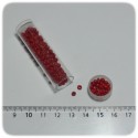 PERLINE INDIANE VETRO CONTERIA 8/0 OPACHE - ROSSO