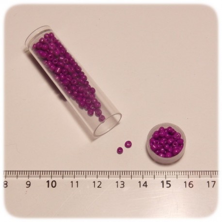 PERLINE INDIANE VETRO CONTERIA 8/0 OPACHE - VIOLA
