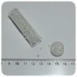 PERLINE INDIANE VETRO CONTERIA 12/0 OPACHE - BIANCO