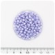 100 PZ - PERLE 4 MM LAVANDA - PERLINE TONDE VETRO CERATE