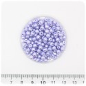 100 PZ - PERLE 4 MM LAVANDA - PERLINE TONDE VETRO CERATE