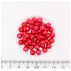 100 PZ - PERLE 6 MM ROSSO - PERLINE TONDE VETRO CERATE