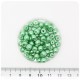 100 PZ - PERLE 6 MM MENTA - PERLINE TONDE VETRO CERATE