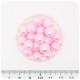 80 PZ - PERLE 10 MM ROSA - PERLINE TONDE VETRO CERATE