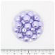 80 PZ - PERLE 10 MM LAVANDA - PERLINE TONDE VETRO CERATE