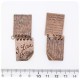 1 PZ - CIONDOLO RAME LETTERA - PENDENTE CHARM ARGENTO TIBETANO