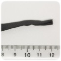1 MT - LYCRA GRIGIO ELASTICIZZATA - FILO TUBOLARE 5 MM BRACCIALETTI PERLE FORO LARGO
