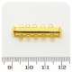 2 PZ - CHIUSURA ORO CALAMITA - TERMINALE BRACCIALE E COLLANA MULTIFILO MAGNETICA BARRA 30 MM