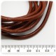 2 MT - FILO CUOIO 4 MM - MARRONE