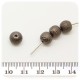 80 PZ - PERLE VETRO RICOPERTE METAL FUSION 8 MM - RAME