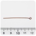 100 PZ - CHIODINI RAME 40 MM - SPILLI OCCHIELLO