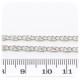 1 MT - CATENA METALLO 6X3 MM - CATENELLA METALLO BASE BRACCIALETTO E COLLANA