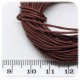 10 MT - FILO MARRONE - WIRE COTONE CERATO 0.7 MM PER COLLANE E BRACCIALETTI