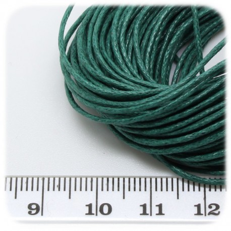 10 MT - FILO VERDE - WIRE COTONE CERATO 0.7 MM PER COLLANE E BRACCIALETTI