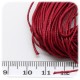 10 MT - FILO BORDEAUX - WIRE COTONE CERATO 0.7 MM PER COLLANE E BRACCIALETTI