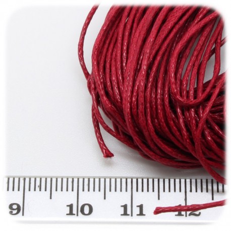 10 MT - FILO BORDEAUX - WIRE COTONE CERATO 0.7 MM PER COLLANE E BRACCIALETTI