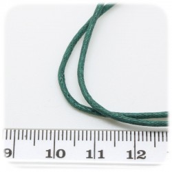 10 MT - FILO VERDE - WIRE COTONE CERATO 1.5 MM PER COLLANE E BRACCIALETTI