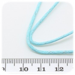 10 MT - FILO AZZURRO - WIRE COTONE CERATO 1.5 MM PER COLLANE E BRACCIALETTI