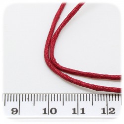 10 MT - FILO BORDEAUX - WIRE COTONE CERATO 1.5 MM PER COLLANE E BRACCIALETTI