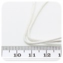 10 MT - FILO BIANCO - WIRE COTONE CERATO 1.5 MM PER COLLANE E BRACCIALETTI