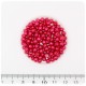 100 PZ - PERLE 4 MM CHERRY - PERLINE TONDE VETRO CERATE
