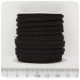 5 MT - ALCANTARA NERO 3X2 MM - FILO SCAMOSCIATO BASE BRACCIALETTI E COLLANE