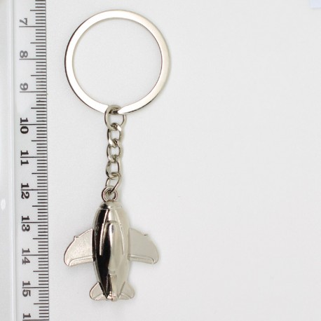 Idea Regalo PORTACHIAVI Gadget Accessorio AEREO Metallo Charm Borsa