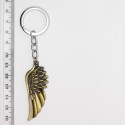 Idea Regalo PORTACHIAVI Gadget Accessorio WING Bronzo anticato Charm Borsa