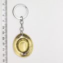 Idea Regalo PORTACHIAVI Gadget Accessorio COWBOY Bronzo Antico Charm Borsa