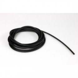 3 MT - FILO IN GOMMA FORATO 4 MM - NERO