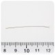 100 PZ - CHIODINI ARGENTO 40 MM - SPILLI TESTA PIATTA T