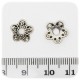 20 PZ - COPPETTE METALLO COPRIPERLA - COPERTURA PERLE METALLO TRAFORATO 12 MM