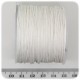25 MT - FILO BIANCO - WIRE COTONE CERATO 1 MM PER COLLANE E BRACCIALETTI