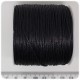 25 MT - FILO NERO - WIRE COTONE CERATO 1 MM PER COLLANE E BRACCIALETTI