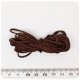 5 MT - CODA DI TOPO MARRONE 2 MM - FILO CORDINO NYLON LUCIDO PER BIGIOTTERIA