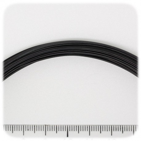 10 MT - FILO ALLUMINIO NERO - CAVO DA MODELLARE 0,8 MM