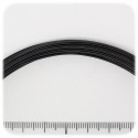 10 MT - FILO ALLUMINIO NERO - CAVO DA MODELLARE 0,8 MM