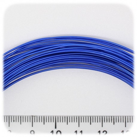 10 MT - FILO ALLUMINIO BLU - CAVO DA MODELLARE 0,8 MM