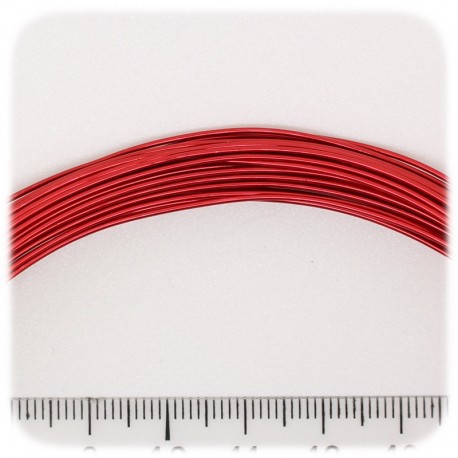10 MT - FILO ALLUMINIO ROSSO - CAVO DA MODELLARE 0,8 MM