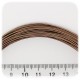 10 MT - FILO ALLUMINIO MARRONE - CAVO DA MODELLARE 0,8 MM