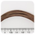 10 MT - FILO ALLUMINIO MARRONE - CAVO DA MODELLARE 0,8 MM