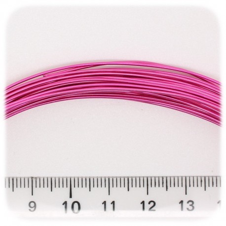 10 MT - FILO ALLUMINIO ROSA - CAVO DA MODELLARE 0,8 MM